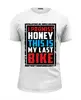 Заказать мужскую футболку в Москве. Футболка базовая I Promise Honey This Is My Last Bike от 810ndi@mail.ru - готовые дизайны и нанесение принтов.