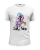 Заказать мужскую футболку в Москве. Футболка базовая Sally Face (Салли фейс) от Анастасия Вахрушева - готовые дизайны и нанесение принтов.