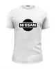 Заказать мужскую футболку в Москве. Футболка базовая Nissan от THE_NISE  - готовые дизайны и нанесение принтов.