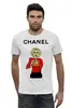 Заказать мужскую футболку в Москве. Футболка базовая Chanel от Leichenwagen - готовые дизайны и нанесение принтов.