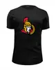 Заказать мужскую футболку в Москве. Футболка базовая Ottawa Senators от dobryidesign - готовые дизайны и нанесение принтов.