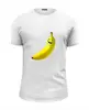 Заказать мужскую футболку в Москве. Футболка базовая Банан от THE_NISE  - готовые дизайны и нанесение принтов.