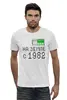 Заказать мужскую футболку в Москве. Футболка базовая на Земле с 1982 от alex_qlllp - готовые дизайны и нанесение принтов.