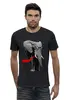Заказать мужскую футболку в Москве. Футболка базовая Классный Слон от pangeaaffair - готовые дизайны и нанесение принтов.