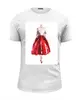 Заказать мужскую футболку в Москве. Футболка базовая Red skirt, red lips от Анна Терешина - готовые дизайны и нанесение принтов.