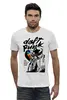 Заказать мужскую футболку в Москве. Футболка базовая Daft Punk от geekbox - готовые дизайны и нанесение принтов.