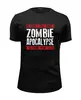 Заказать мужскую футболку в Москве. Футболка базовая Zombie Apocalypse от bobik.sdox - готовые дизайны и нанесение принтов.