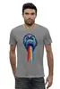 Заказать мужскую футболку в Москве. Футболка базовая Rainbow monkey от YellowCloverShop - готовые дизайны и нанесение принтов.