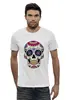 Заказать мужскую футболку в Москве. Футболка базовая Мексиканский череп от BeliySlon - готовые дизайны и нанесение принтов.