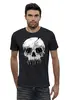 Заказать мужскую футболку в Москве. Футболка базовая Skull Art от Leichenwagen - готовые дизайны и нанесение принтов.