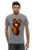 Заказать мужскую футболку в Москве. Футболка базовая Olympic Bear Misha 1980 от balden - готовые дизайны и нанесение принтов.