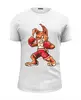 Заказать мужскую футболку в Москве. Футболка базовая BoxingRabbit от balden - готовые дизайны и нанесение принтов.
