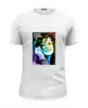 Заказать мужскую футболку в Москве. Футболка базовая Janis Joplin от Fedor - готовые дизайны и нанесение принтов.