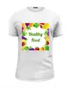 Заказать мужскую футболку в Москве. Футболка базовая Healthy Food от jkg - готовые дизайны и нанесение принтов.