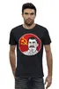 Заказать мужскую футболку в Москве. Футболка базовая СТАЛИН от balden - готовые дизайны и нанесение принтов.
