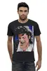 Заказать мужскую футболку в Москве. Футболка базовая Michael Jackson  от KinoArt - готовые дизайны и нанесение принтов.