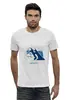 Заказать мужскую футболку в Москве. Футболка базовая Antarctic Research (2) от ПРИНТЫ ПЕЧАТЬ  - готовые дизайны и нанесение принтов.