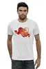 Заказать мужскую футболку в Москве. Футболка базовая "Be my Valentine!" от Abstractiya - готовые дизайны и нанесение принтов.