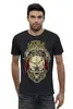 Заказать мужскую футболку в Москве. Футболка базовая Pirate skull от Legale Prints - готовые дизайны и нанесение принтов.