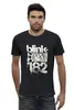 Заказать мужскую футболку в Москве. Футболка базовая blink-182  от lozerkids - готовые дизайны и нанесение принтов.
