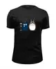 Заказать мужскую футболку в Москве. Футболка базовая Вперёд Тоторо от printik - готовые дизайны и нанесение принтов.