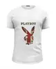 Заказать мужскую футболку в Москве. Футболка базовая Playboy Британский флаг от PlayboyRussia.com - готовые дизайны и нанесение принтов.