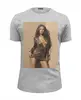 Заказать мужскую футболку в Москве. Футболка базовая Megan Fox от KinoArt - готовые дизайны и нанесение принтов.