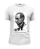 Заказать мужскую футболку в Москве. Футболка базовая Путин от mayersasha - готовые дизайны и нанесение принтов.