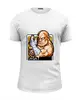 Заказать мужскую футболку в Москве. Футболка базовая Street Fighter Sagat Hoodie от StreetMag - готовые дизайны и нанесение принтов.
