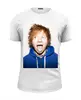 Заказать мужскую футболку в Москве. Футболка базовая Ed Sheeran от Vladec11 - готовые дизайны и нанесение принтов.