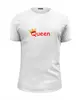 Заказать мужскую футболку в Москве. Футболка базовая Queen от dosiks97 - готовые дизайны и нанесение принтов.