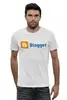 Заказать мужскую футболку в Москве. Футболка базовая ✪ Blogger ✪ от balden - готовые дизайны и нанесение принтов.