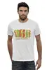Заказать мужскую футболку в Москве. Футболка базовая Together Forever Burger от хэлен - готовые дизайны и нанесение принтов.