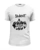 Заказать мужскую футболку в Москве. Футболка базовая Slipknot   от cherdantcev - готовые дизайны и нанесение принтов.