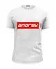 Заказать мужскую футболку в Москве. Футболка базовая Andrey от THE_NISE  - готовые дизайны и нанесение принтов.