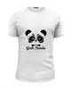 Заказать мужскую футболку в Москве. Футболка базовая Панда (Panda) от trugift - готовые дизайны и нанесение принтов.