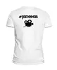 Заказать мужскую футболку в Москве. Футболка базовая Rocknmob - видеооператор (черные принты) от accs@rocknmob.com - готовые дизайны и нанесение принтов.