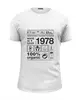 Заказать мужскую футболку в Москве. Футболка базовая 1978 год рождения от Djimas Leonki - готовые дизайны и нанесение принтов.