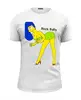 Заказать мужскую футболку в Москве. Футболка базовая Marge Simpson от maters - готовые дизайны и нанесение принтов.