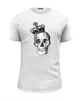 Заказать мужскую футболку в Москве. Футболка базовая Skull Art от Leichenwagen - готовые дизайны и нанесение принтов.