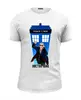 Заказать мужскую футболку в Москве. Футболка базовая Доктор Кто (Doctor Who) от Cosmic Shine - готовые дизайны и нанесение принтов.