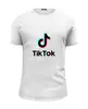 Заказать мужскую футболку в Москве. Футболка базовая Tik Tok от THE_NISE  - готовые дизайны и нанесение принтов.
