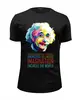 Заказать мужскую футболку в Москве. Футболка базовая Альберт Эйнштейн от geekbox - готовые дизайны и нанесение принтов.