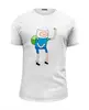 Заказать мужскую футболку в Москве. Футболка базовая Финн-пранишка от nekit31 - готовые дизайны и нанесение принтов.