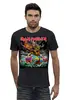 Заказать мужскую футболку в Москве. Футболка базовая Iron Maiden Band от Leichenwagen - готовые дизайны и нанесение принтов.