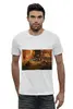Заказать мужскую футболку в Москве. Футболка базовая Ghost of Tsushima от GeekFox  - готовые дизайны и нанесение принтов.