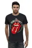 Заказать мужскую футболку в Москве. Футболка базовая The Rolling Stones от ROK - готовые дизайны и нанесение принтов.