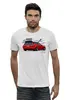 Заказать мужскую футболку в Москве. Футболка базовая Honda Civic от Oleg Markaryan - готовые дизайны и нанесение принтов.