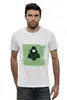 Заказать мужскую футболку в Москве. Футболка базовая Зеленая стрела (Коллекция: Герои носят маски) от GeekFox  - готовые дизайны и нанесение принтов.