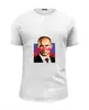Заказать мужскую футболку в Москве. Футболка базовая Только Путин! от AnnaA - готовые дизайны и нанесение принтов.